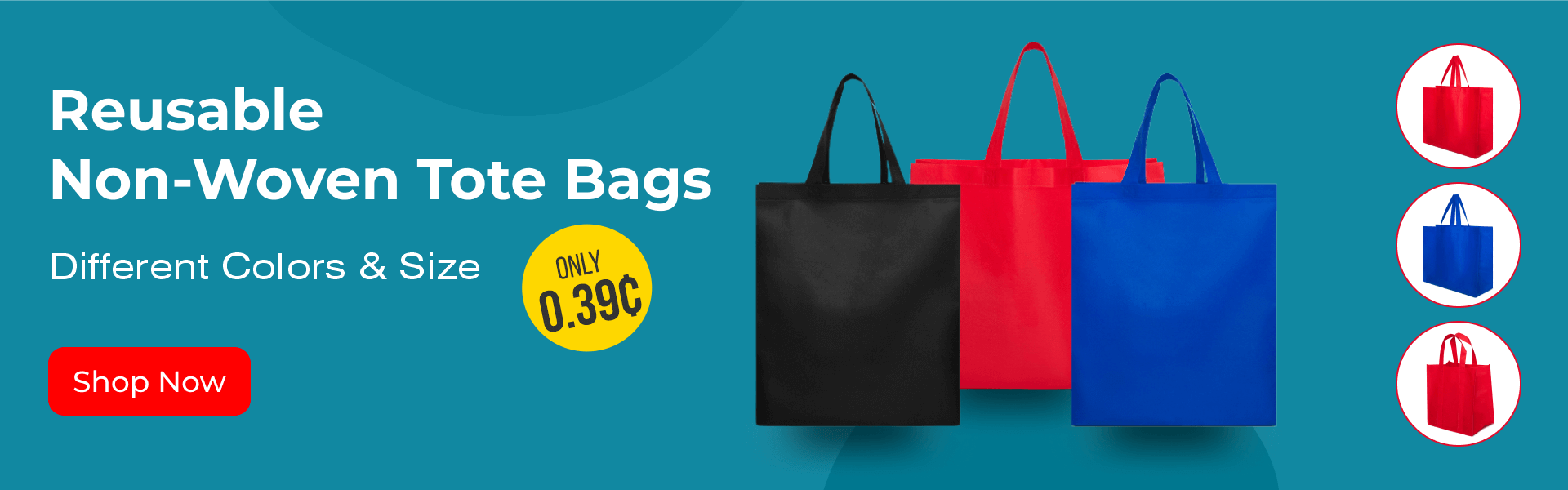 Reusable Non-woven Tote Bags