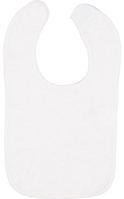 Rabbit Skins  1003  -  Infant Contrast Trim Terry Bib