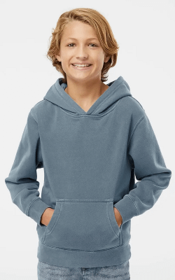 Independent Trading Co. PRM1500Y - Youth Midweight Pigment-Dyed Hooded Sweatshirt