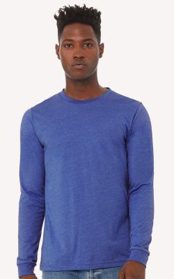 Bella + Canvas 3501CVC - Unisex Heather CVC Long Sleeve Tee