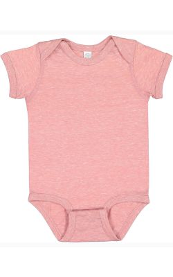 Rabbit Skins  4491  -  Infant Harborside Melange Jersey Bodysuit