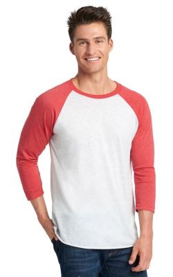 Next Level  6051  -  Unisex Triblend 3/4-Sleeve Raglan