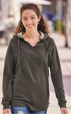 Independent PRM2500 Women'S California Wave Wash Hooded Pullover