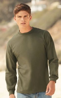 American Apparel 1304 - Unisex Heavyweight Cotton Long Sleeve T-Shirt 
