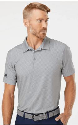 Adidas A498 - Diamond Dot Print Polo
