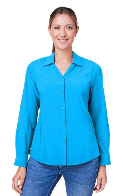 CORE365 CE510LW - Women's Ultra UVP® Long Sleeve Marina Shirt