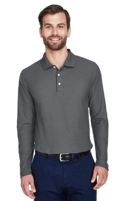 Devon & Jones  DG170  -  Men's DRYTEC20 Performance Long-Sleeve Polo