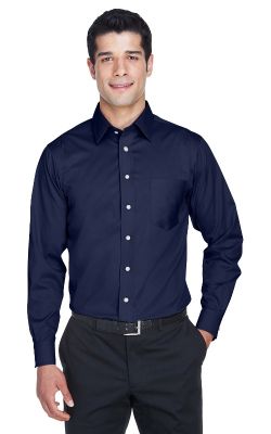 Devon & Jones  DG530  -  Men's Crown WovenCollection Solid Stretch Twill