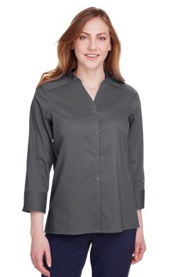Devon & Jones  DG560W  -  Ladies' Crown  Collection Stretch Broadcloth 3-4 Sleeve Blouse