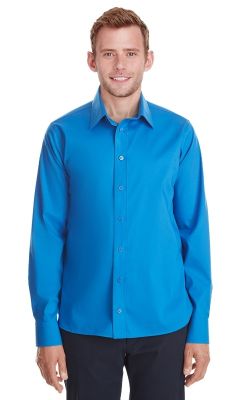 Devon & Jones  DG561  -  Men's Crown  Collection Stretch Broadcloth Untucked Shirt