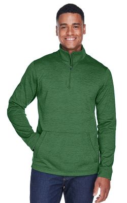 Devon & Jones DG798 - Men's Newbury Mlange Fleece Quarter-Zip