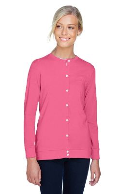 Devon & Jones  DP181W  -  Ladies' Perfect Fit Ribbon Cardigan