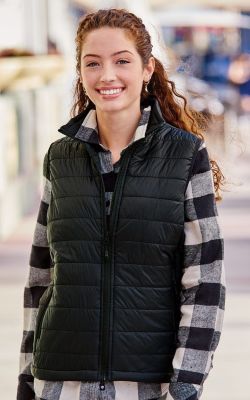 Independent Trading Co. EXP220PFV - Women's Puffer Vest