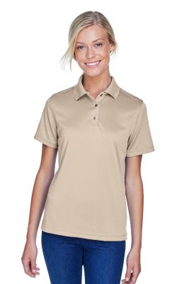 Harriton  M345W  -  Ladies' Advantage Snag Protection Plus IL Snap Placket Polo