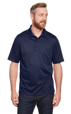 Harriton  M348P  -  Men's Advantage Snag Protection Plus IL Pocket Polo