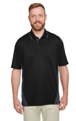 Harriton  M386T  -  Men's Tall Flash Snag Protection Plus IL Colorblock Polo