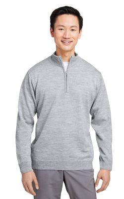 Harriton  M421  -  Unisex Pilbloc Quarter-Zip Sweater