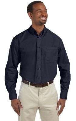 Harriton M510T - Men's Tall 3.1 oz. Essential Poplin