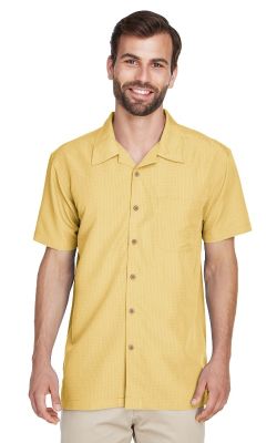 Harriton M560 - Men's Barbados Textured CampShirt