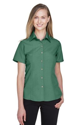 Harriton  M560W  -  Ladies' Barbados Textured CampShirt