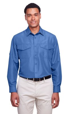 Harriton  M580L  -  Men's Key West Long-Sleeve Performance Staff Shirt