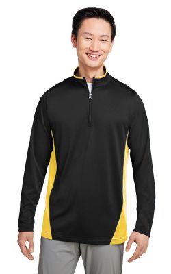 Harriton M786 - Men's Flash Snag Protection Plus IL Colorblock Quarter-Zip