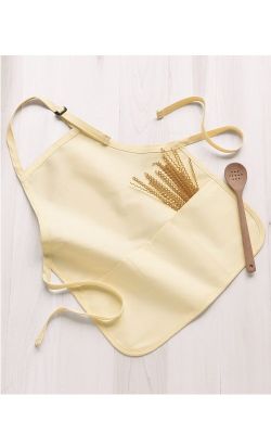 Qtees Q4250 - Medium Length Apron with Pouch
