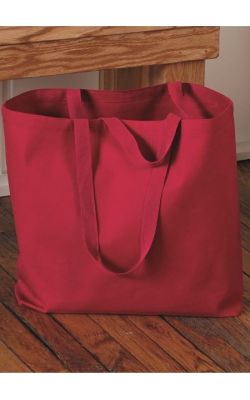 Q-Tees Canvas Gusset Jumbo Tote