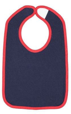 Rabbit Skins  RS1004  -  Infant Contrast Trim Bib