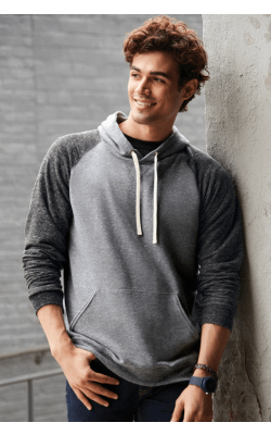 Jerzees 90MR - Snow Heather French Terry Pullover Hood Sweatshirt