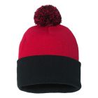 Ideal ID15 - Acrylic 12" Pom Pom Knit Toque