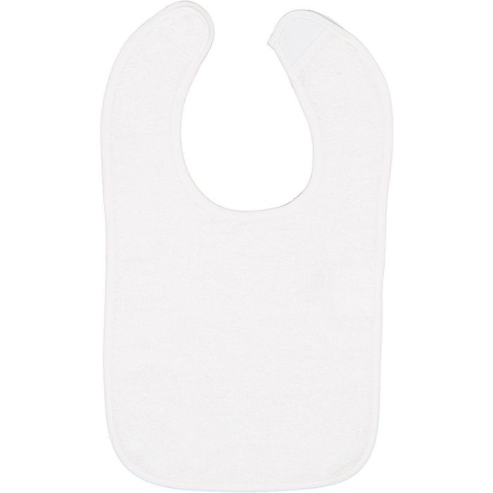 Rabbit Skins 1003 - Infant Contrast Trim Terry Bib main product photo