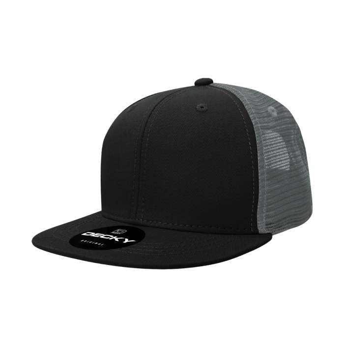 DECKY 1052 - 6 Panel High Profile Structured Acrylic/Polyester Trucker main product photo