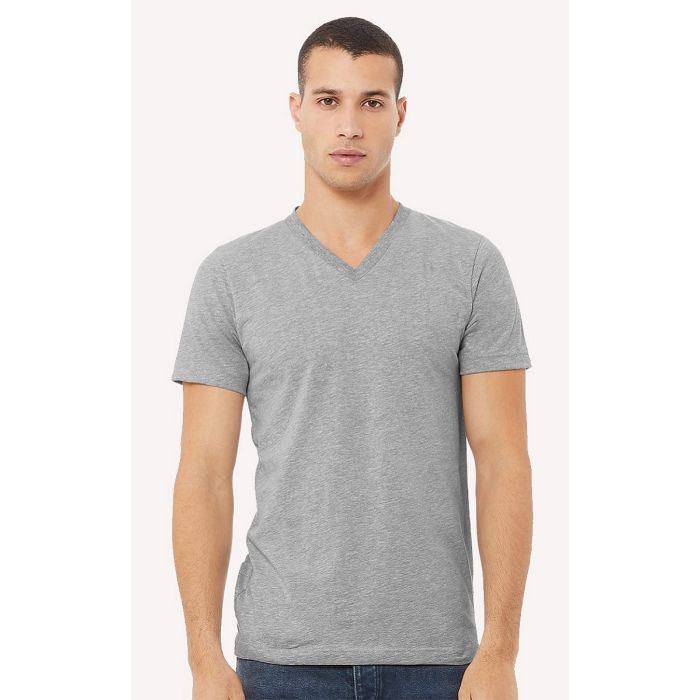 BELLA + CANVAS 3005CVC - Unisex Heather CVC V-Neck Tee main product photo