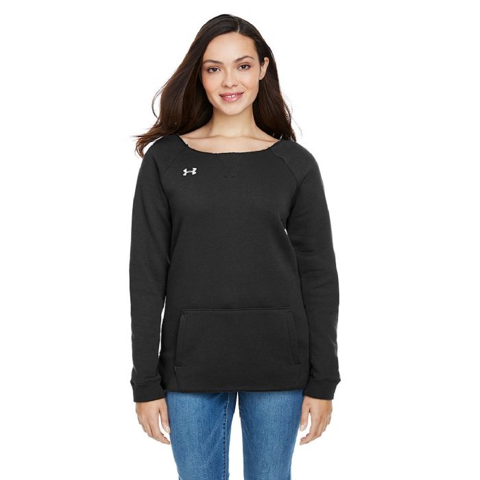 Under Armour 1305784 - Ladies' Hustle Crewneck Sweatshirt main product photo