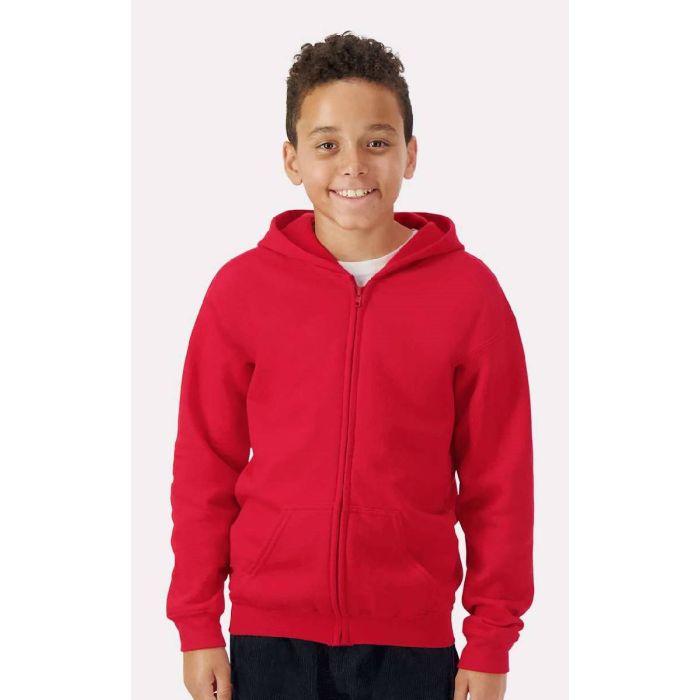 Gildan 18600B - Heavy Blend™ Youth Full-Zip Hooded Sweatshirt main product photo
