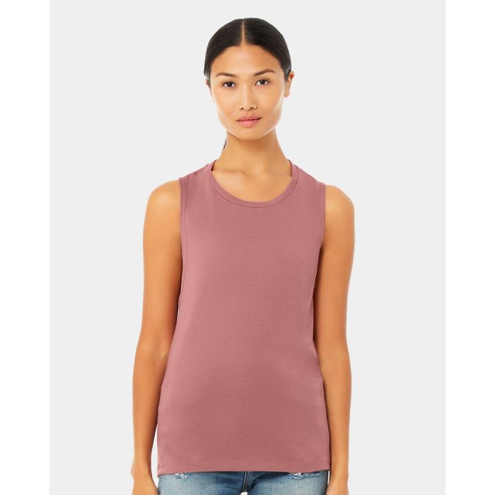 BELLA + CANVAS 8803 - Women's Flowy Scoop Muscle Tank main product photo