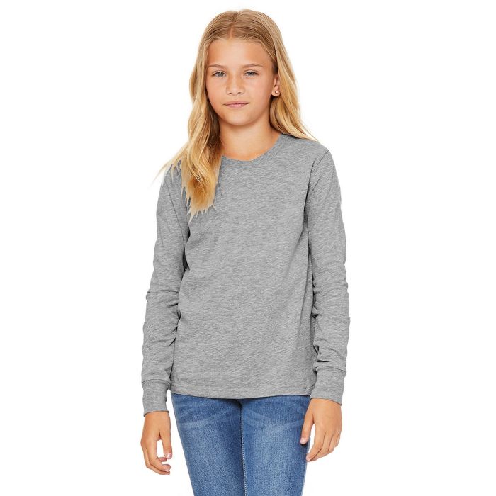 Bella + Canvas 3501Y - Youth Jersey Long-Sleeve T-Shirt main product photo