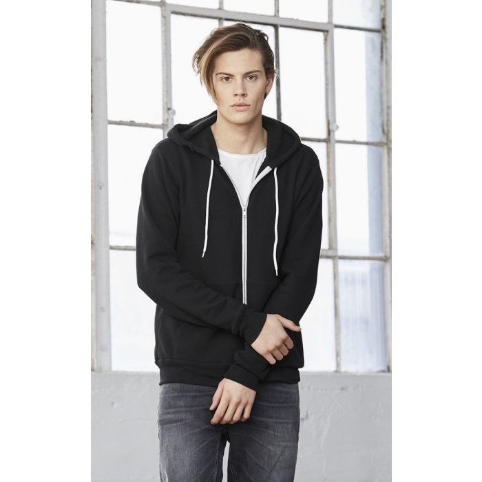 BELLA + CANVAS 3739 - Unisex Sponge Fleece Full-Zip Hoodie main product photo