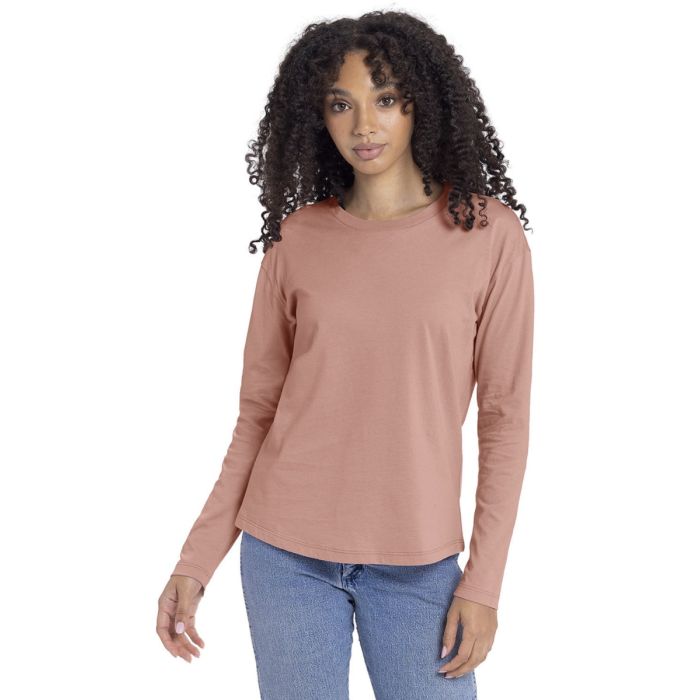 Next Level Apparel 3911NL - Ladies' Relaxed Long Sleeve T-Shirt main product photo