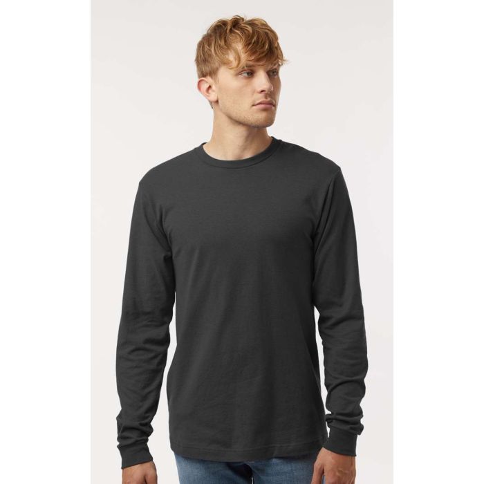 M&O 4501 - Fine Jersey Long Sleeve T-Shirt main product photo