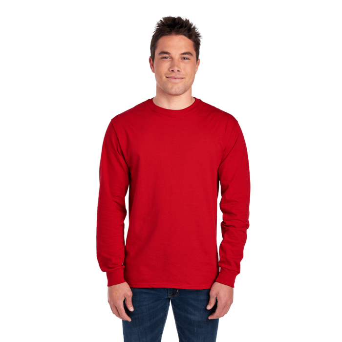 Fruit of the Loom 4900 - HD Cotton™ Unisex Long-Sleeve T-Shirt main product photo