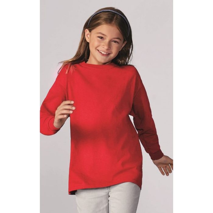 Gildan 5400B Long Sleeve Youth T-Shirt (G540B) main product photo