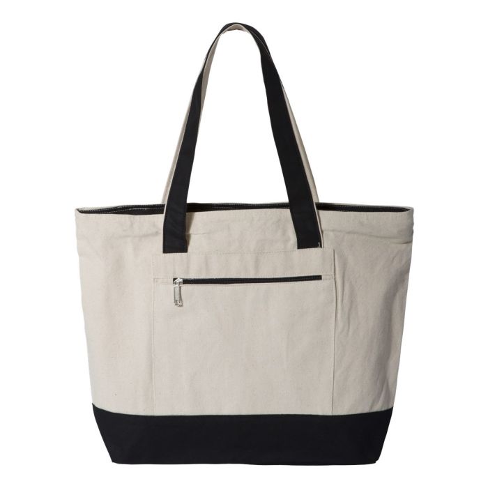 Q-Tees Q1300 - 19L Zippered Tote main product photo