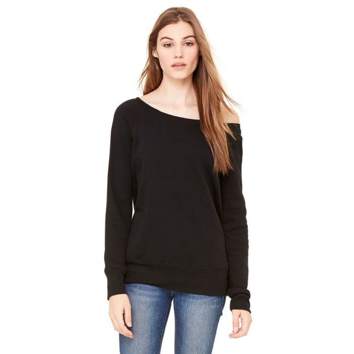 Bella+Canvas 7501 - Ladies' Sponge Fleece Wide Neck Sweatshirt main product photo