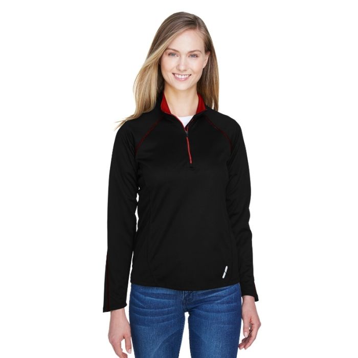 North End 78187 - Ladies Quarter Zip Performance L/S Top main product photo