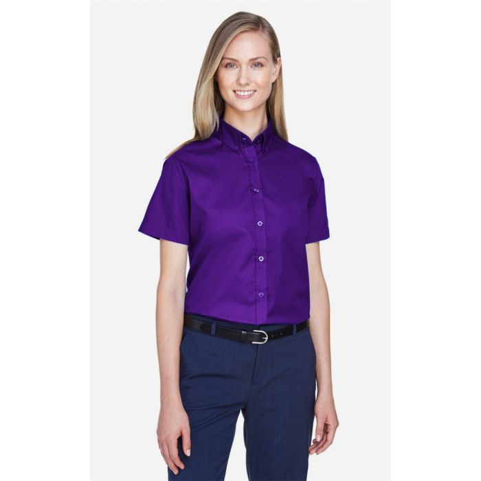 CORE365 78194 - Women's Optimum Short Sleeve Twill Shirt main product photo