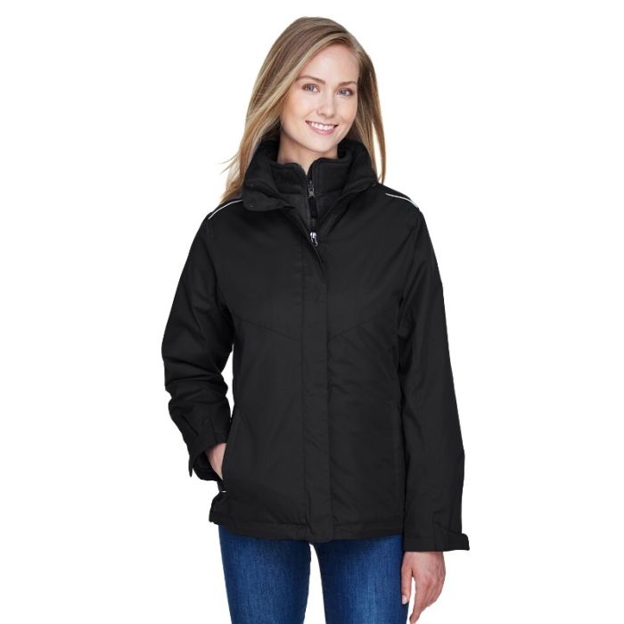 Core 365 78205 - Ladies' Region 3-in-1 Jacket with Fleece Liner main product photo
