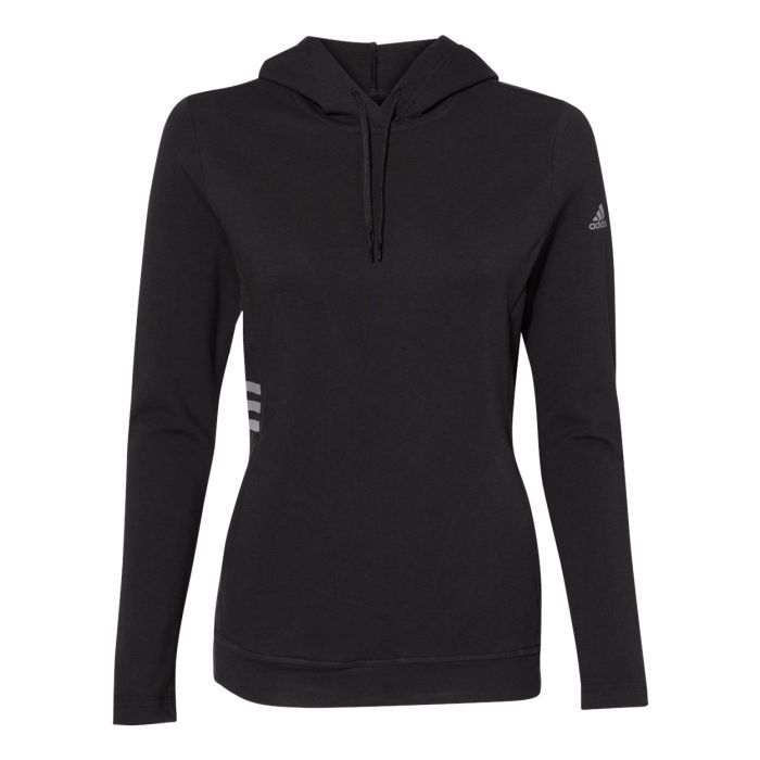 Adidas A451 Women s Lightweight Hooded Sweatshirt Black XL