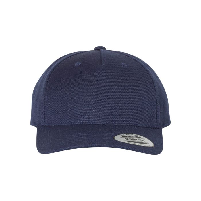 YP Classics 5789M - Premium Five-Panel Curved Visor Snapback Cap main product photo